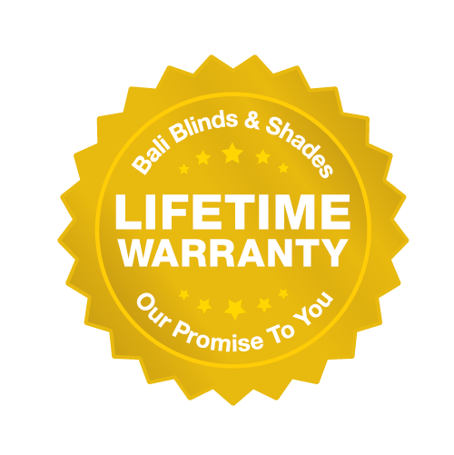Bali Lifetime Warranty Seal